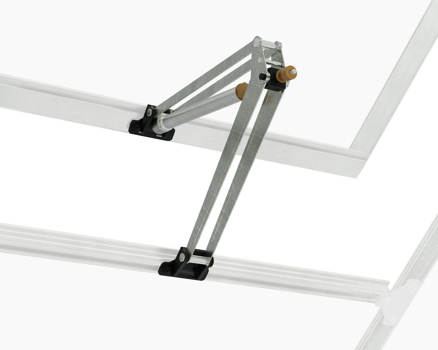 Canopia heat-activated automatic greenhouse roof vent opener