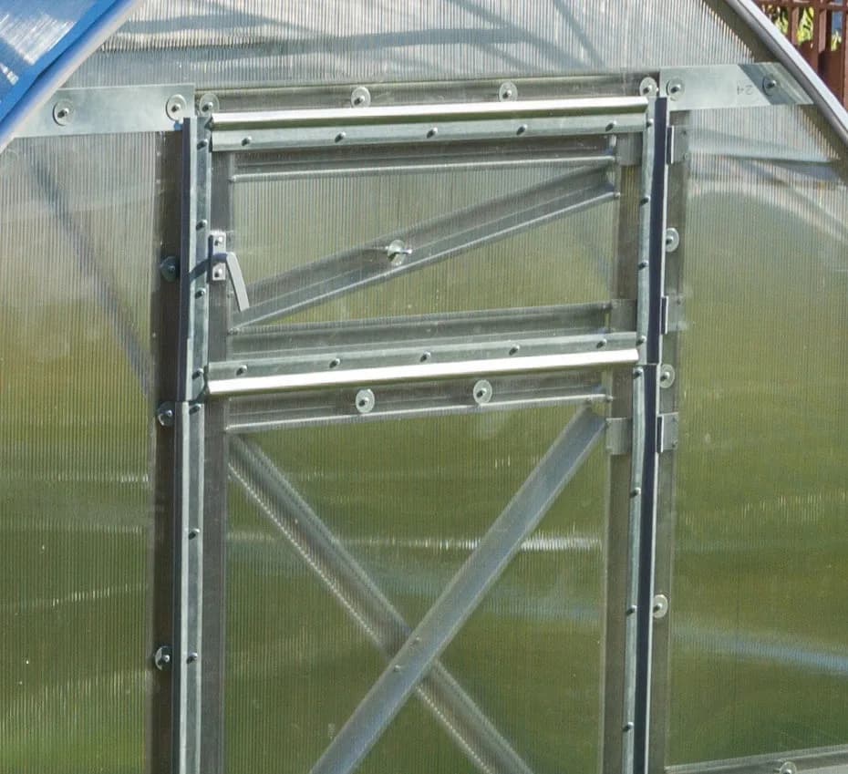 Planta greenhouse door and frame detail