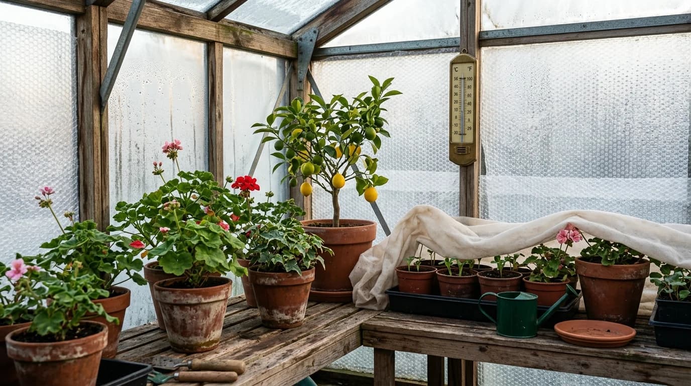 Overwintering in a Greenhouse: What Survives, What It Costs